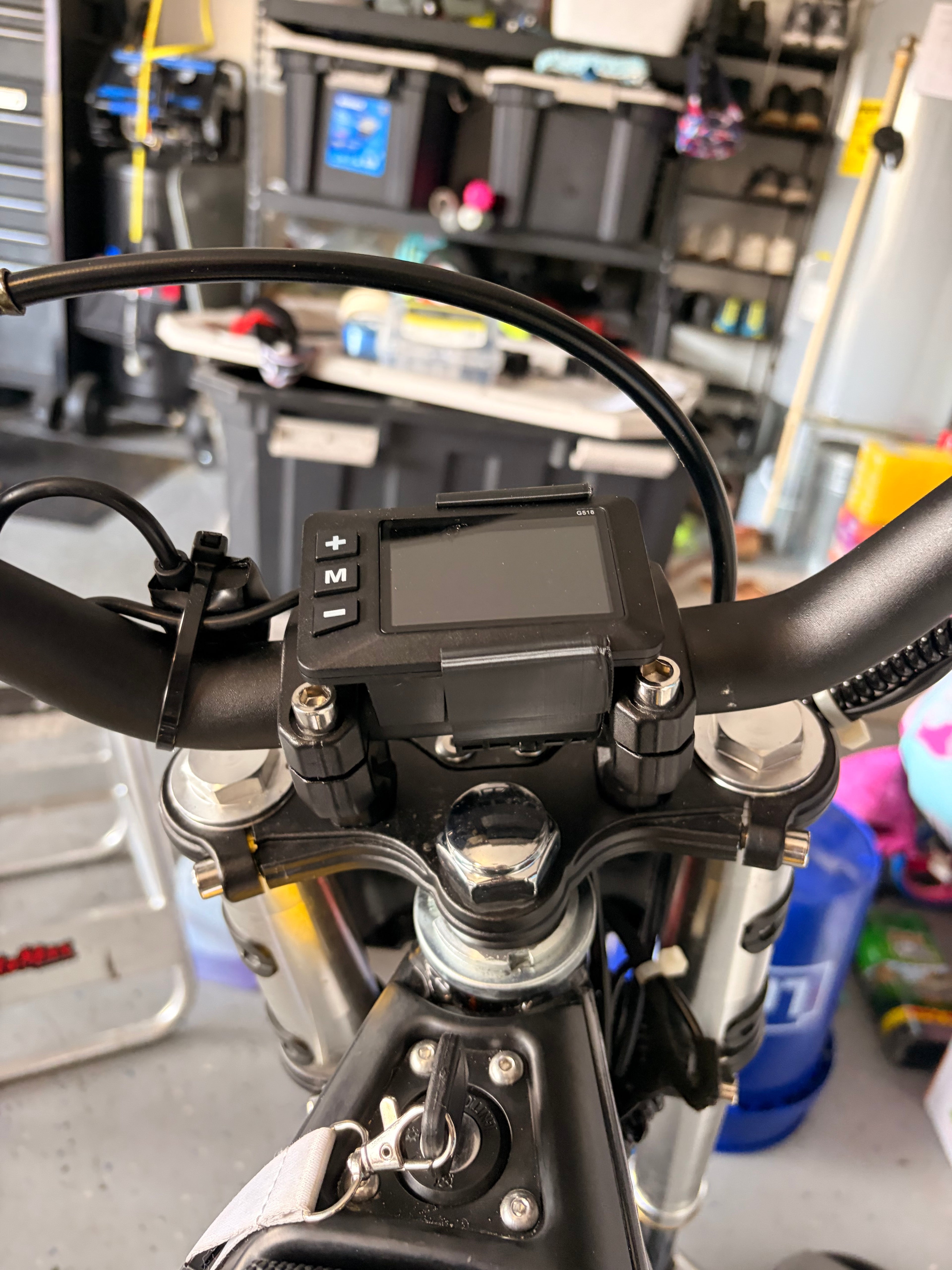 center display mount for yozma cmoto strike heybike