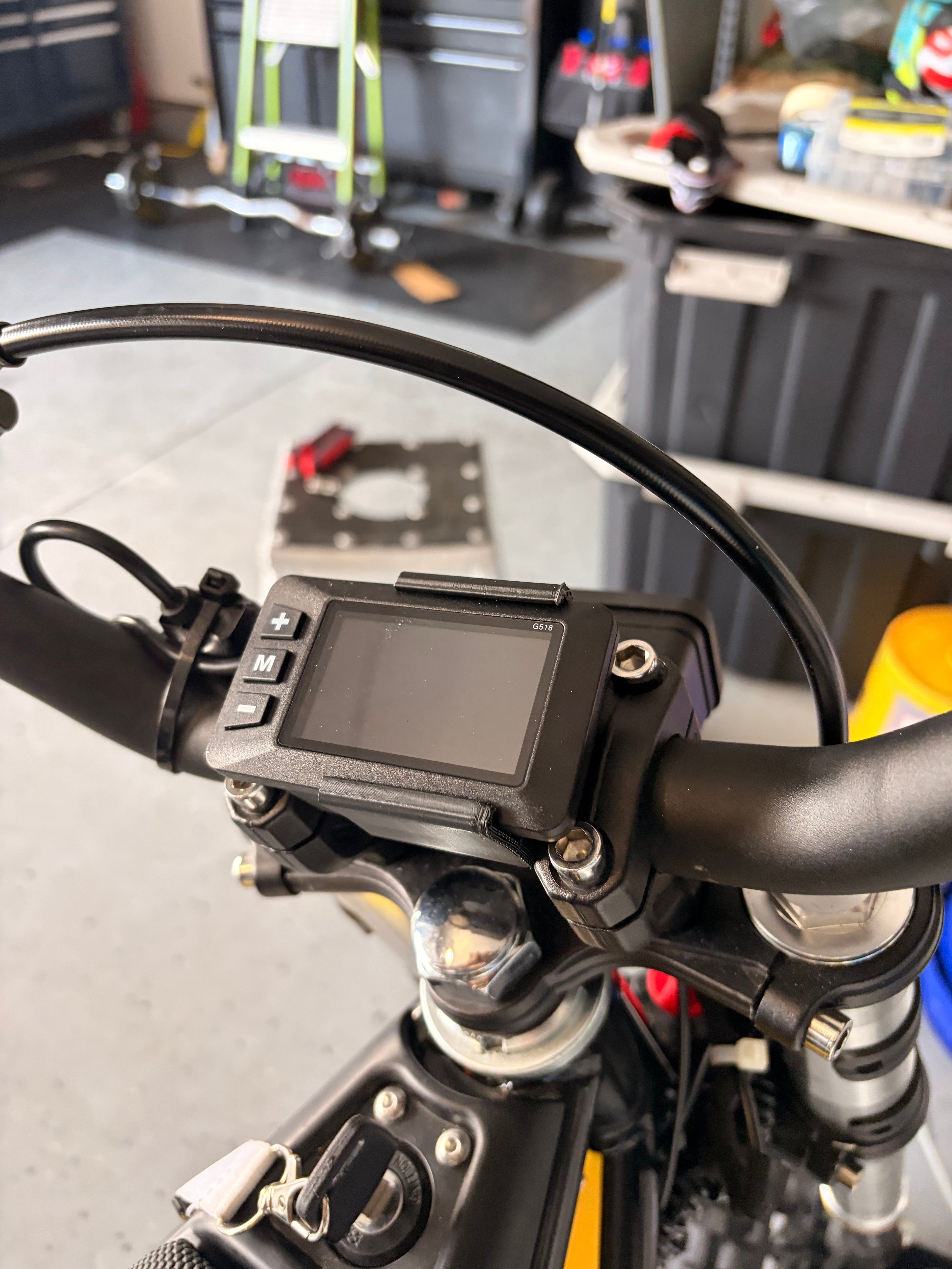 center display mount for yozma cmoto strike heybike